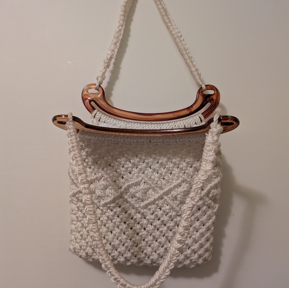 Handmade knit purse - Picture 2 of 6
